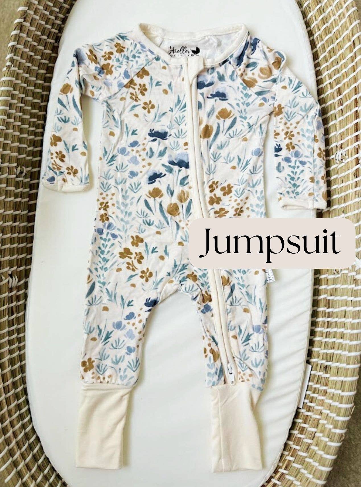 Bamboo Jumpsuit, Bamboo Baby Clothes, Bamboo Baby Clothing: 0-3M / Jumpsuit