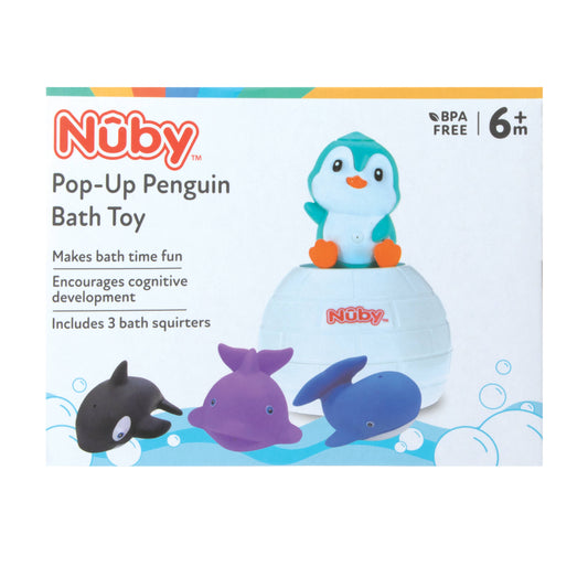 Penguin Bath Toys & 4 Squirters