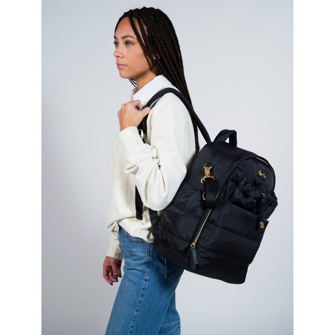Itzy Ritzy Dream Backpack™ Midnight Black Diaper Bag