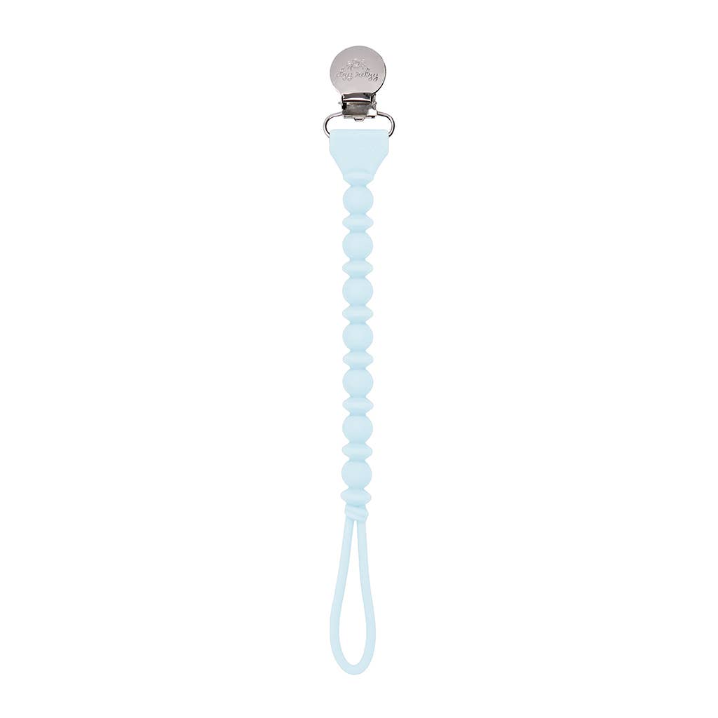 Sweetie Strap™ Pacifier Clips: Hazelnut Beaded