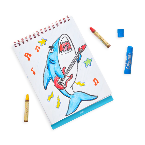 Ooly Sketch & Show standing sketch book - Awesome doodles