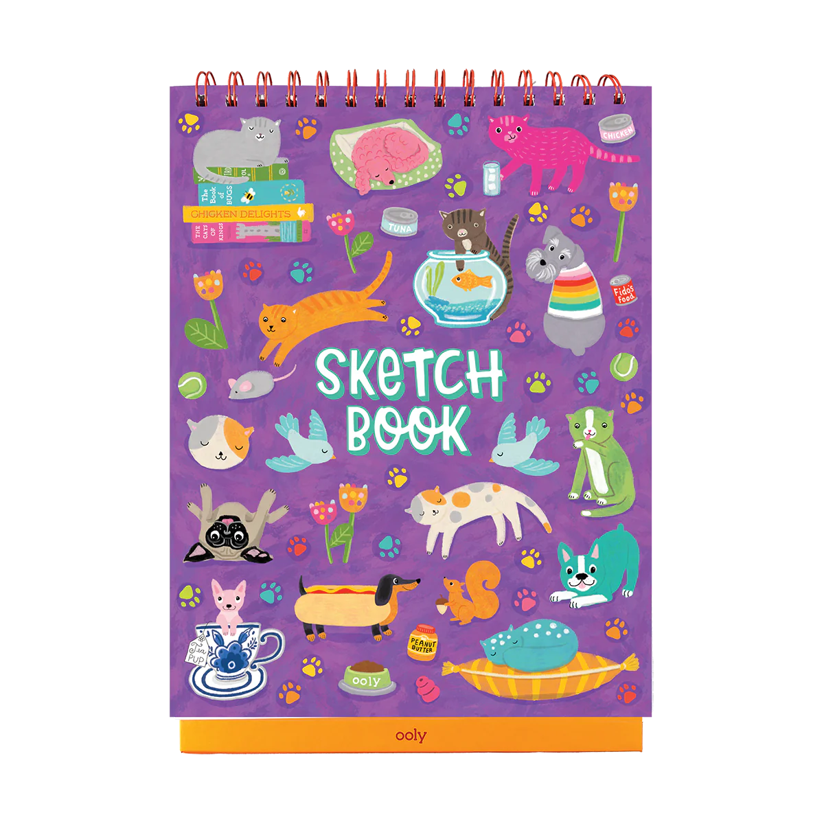 Ooly Sketch & Show standing sketch book - Pets at Play