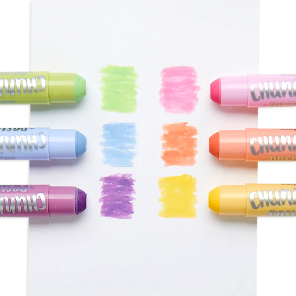 Ooly Chunkies Paint Sticks pastel - Set of 6