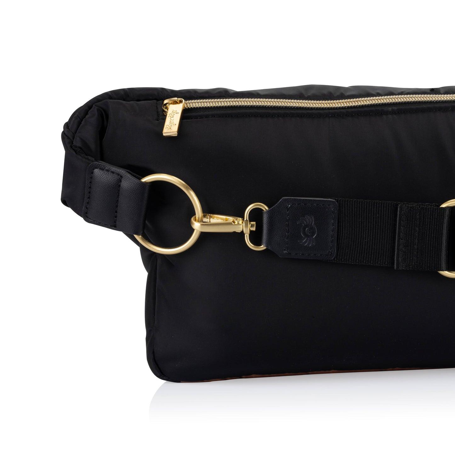 Ritzy Pack Fanny Pack & Crossbody Diaper Bag: Coffee & Cream