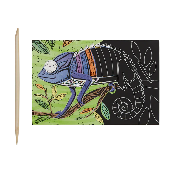 Mini Scratch & Scribble Art Kit: Jungle Fun