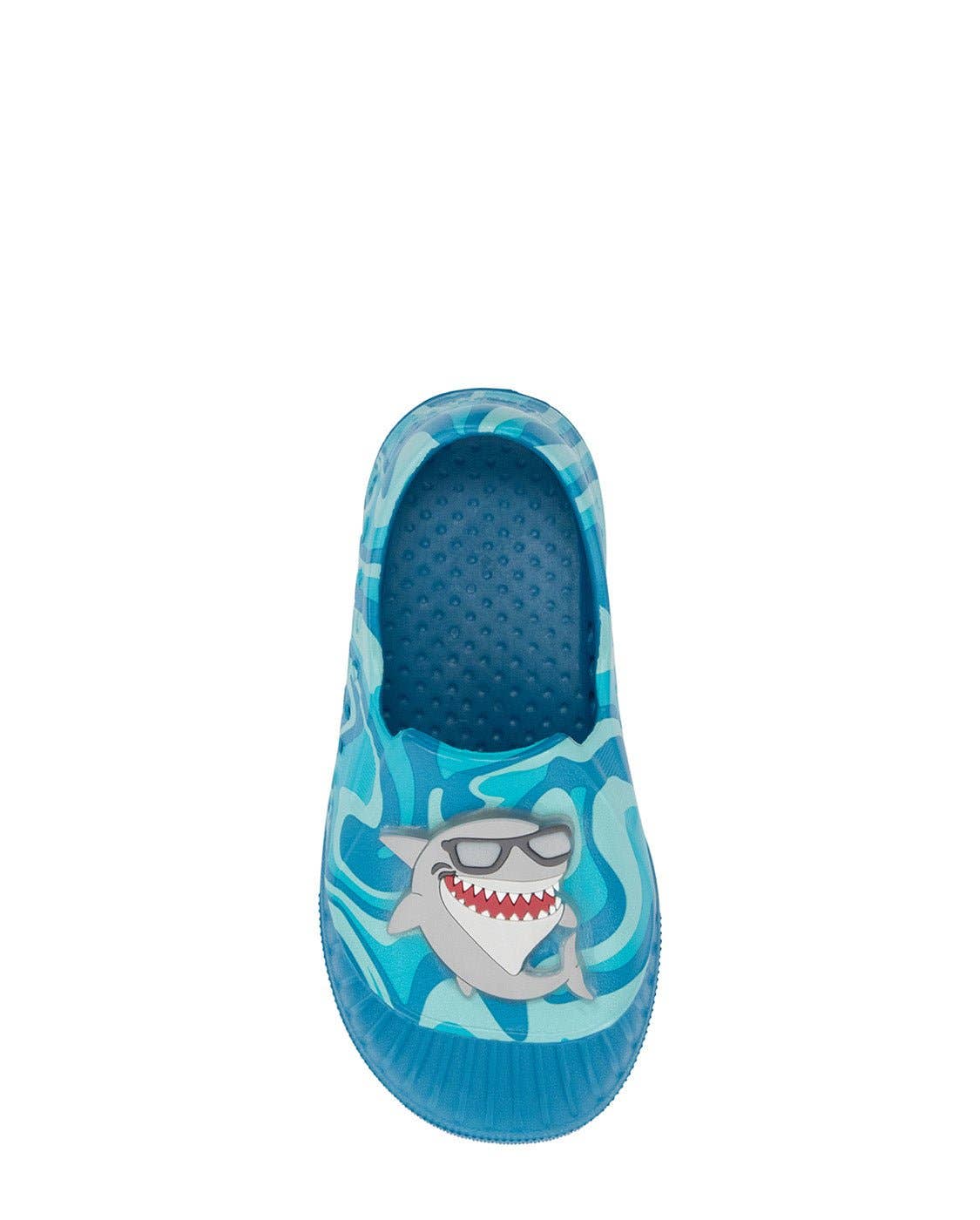 Western Chief Kids Parker Shark Slip On - Blue: Blue / 2 Little Kid
