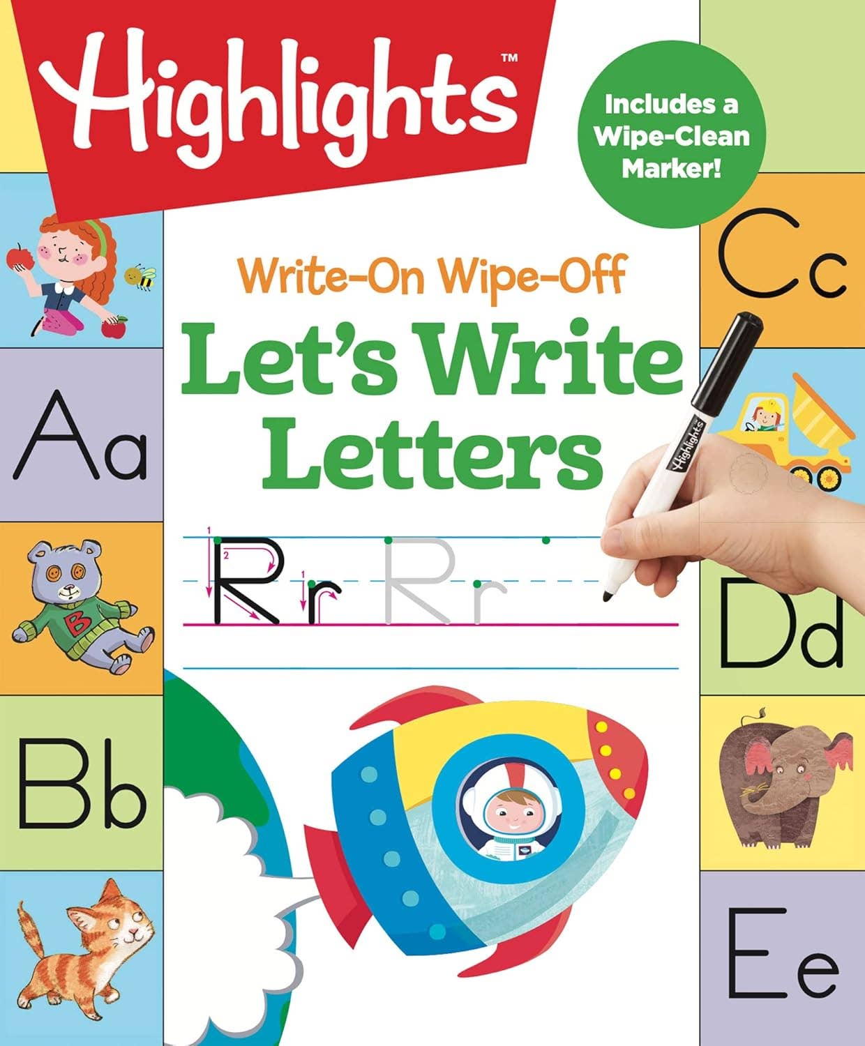 Write-On Wipe-Off Let's Write Letters