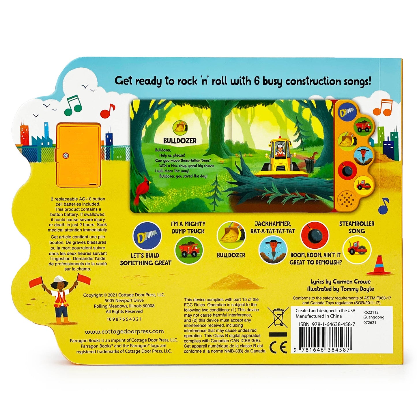 Construction Songs 6-Button Sound Book