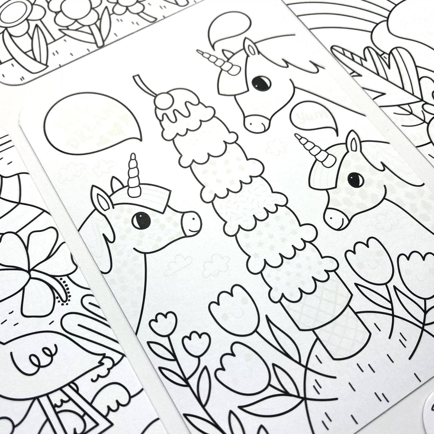 Undercover Art Hidden Patterns Coloring- Unicorn Friends