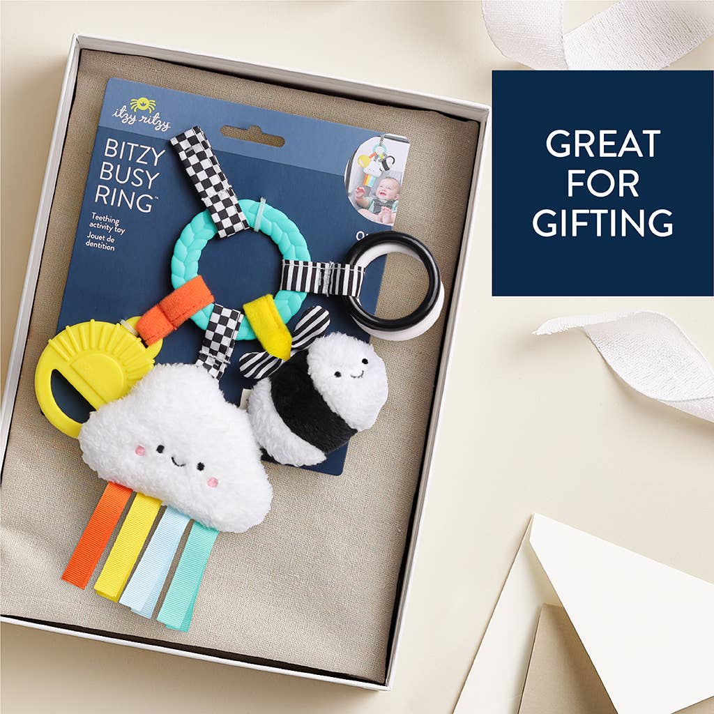 *NEW OPTION* Bitzy Busy Ring™ Teething Activity Toy: Veggie
