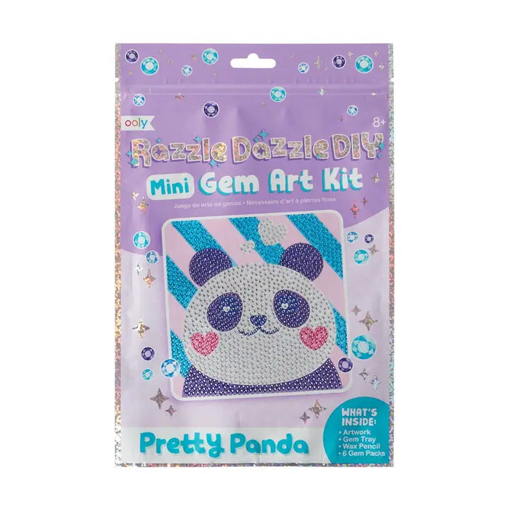 Ooly Razzle Dazzle D.I.Y. Mini Gem Art Kit: Pretty Panda