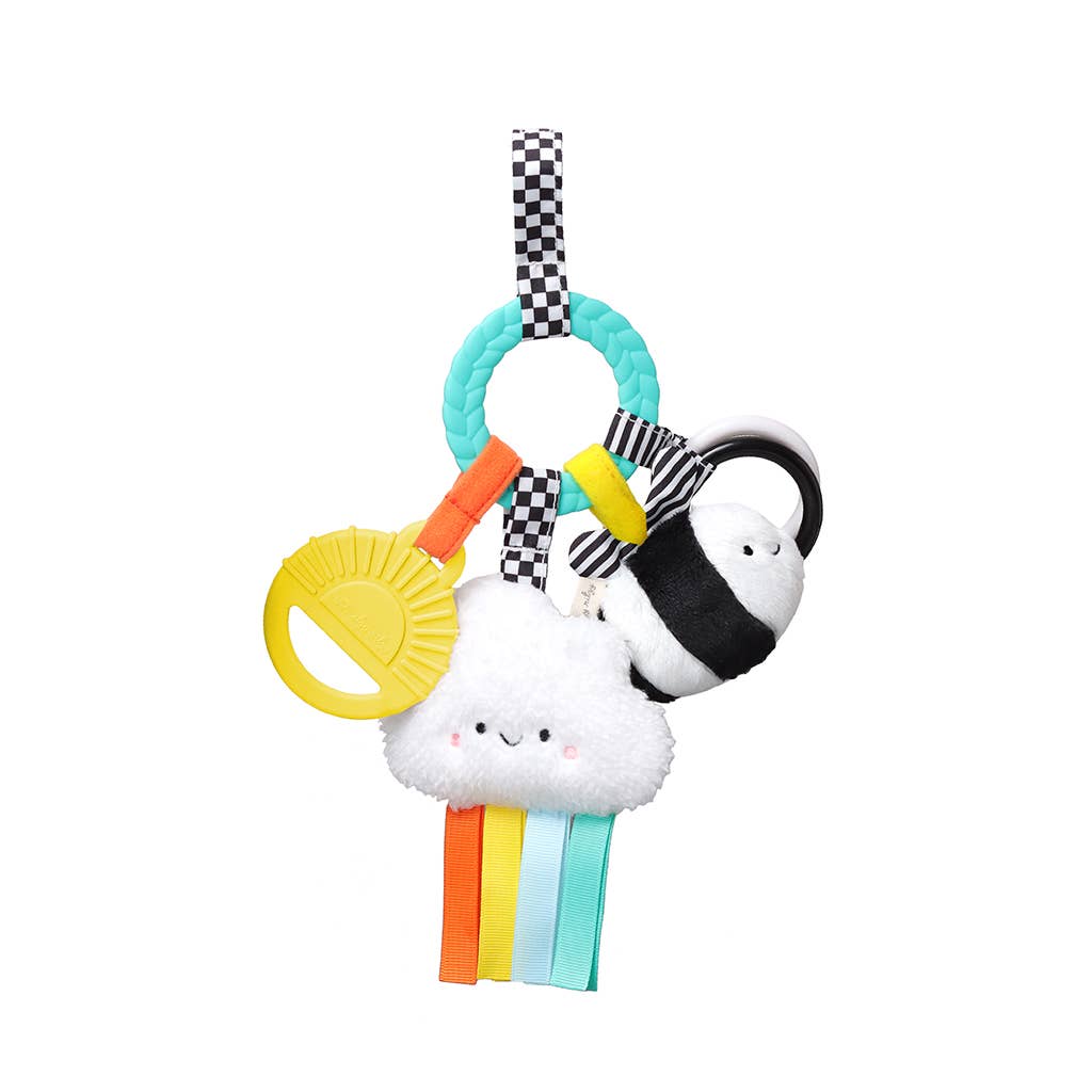 *NEW OPTION* Bitzy Busy Ring™ Teething Activity Toy: Veggie