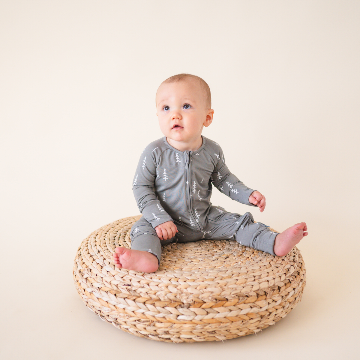 Bamboo 2-Way Convertible Zip Romper - Forest (0-24m): 0-3m