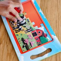 Melissa & Doug Take Along Magnetic Jigsaw Puzzles - On a Farm