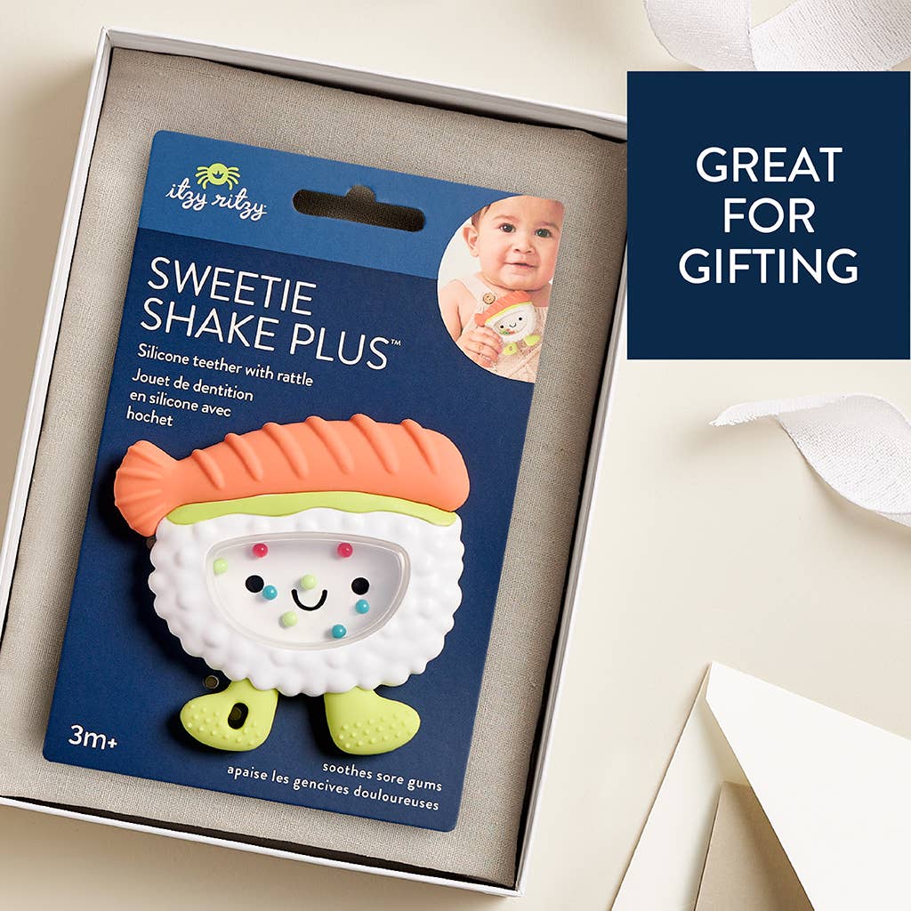 *NEW OPTION* Sweetie Shake Plus™ - Teething + Rattle Toy: Sushi