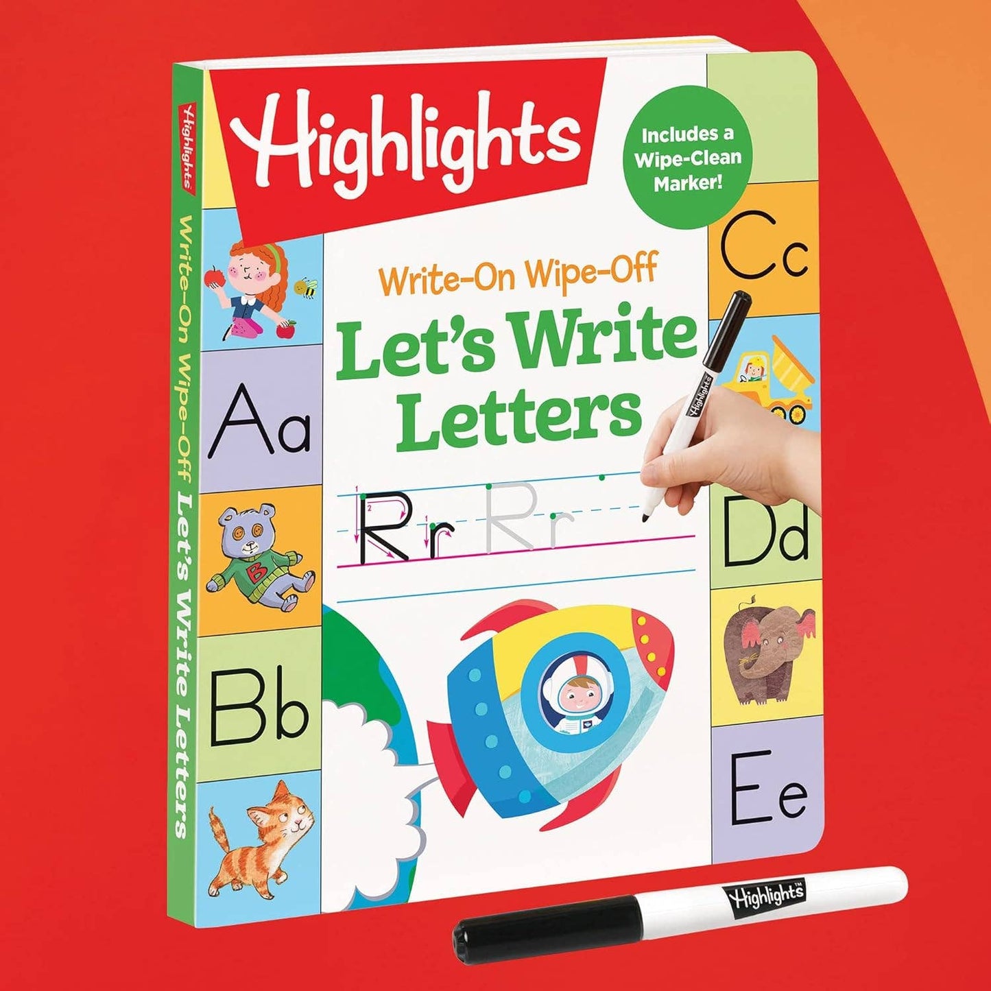 Write-On Wipe-Off Let's Write Letters