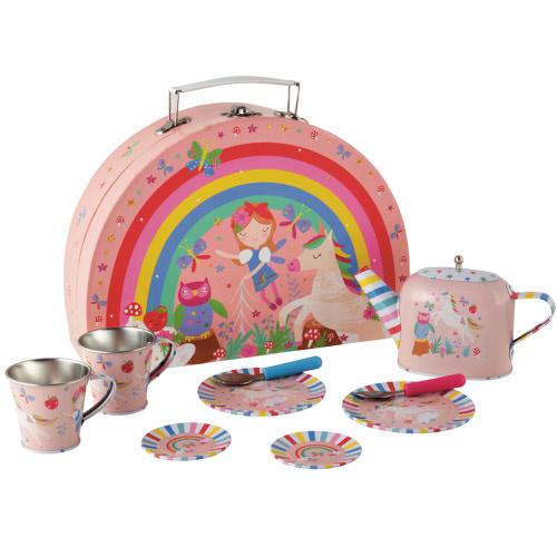 My Tin Tea Set - Rainbow Fairy - 10pc Set