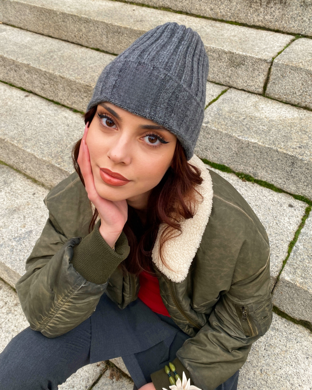 Women's Beanie - Premium Soft Knit Winter Hat: Christmas Red
