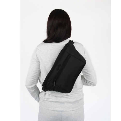 Ritzy Pack Fanny Pack & Crossbody Diaper Bag: Coffee & Cream