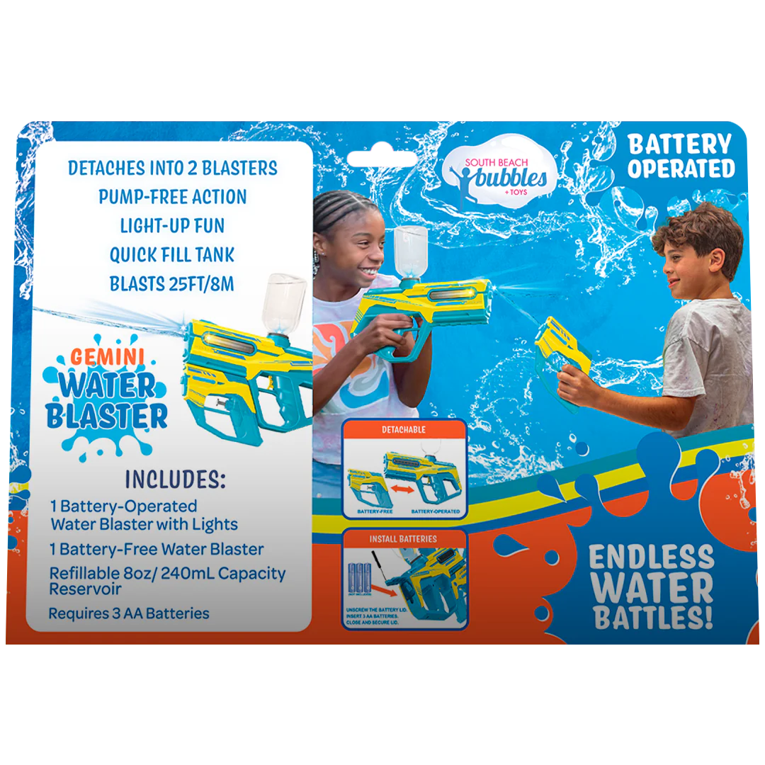 Gemini 2-in-1 Electric Water Blaster