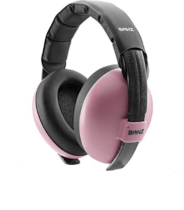 Baby Earmuffs Solids Noise Attenuation Ear Warmers for Kids: Petal Pink