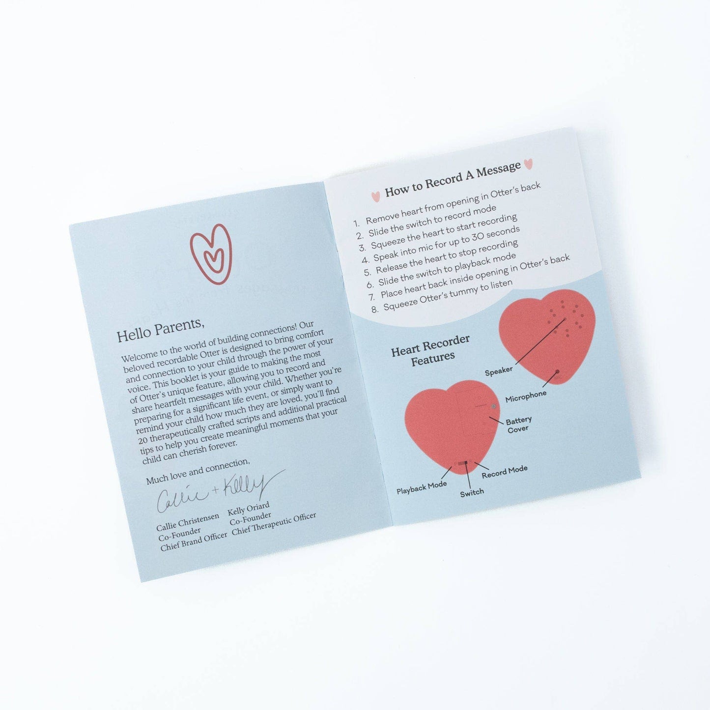 Otter's Messages From The Heart: Recordable Otter Connection 2-Books by Slumberkins