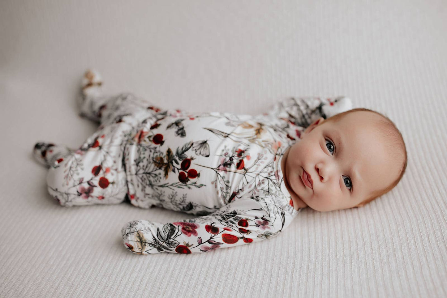 Three Little Tots -Floral Jammies Kids Pjs and Lougewear: 6-12 Months