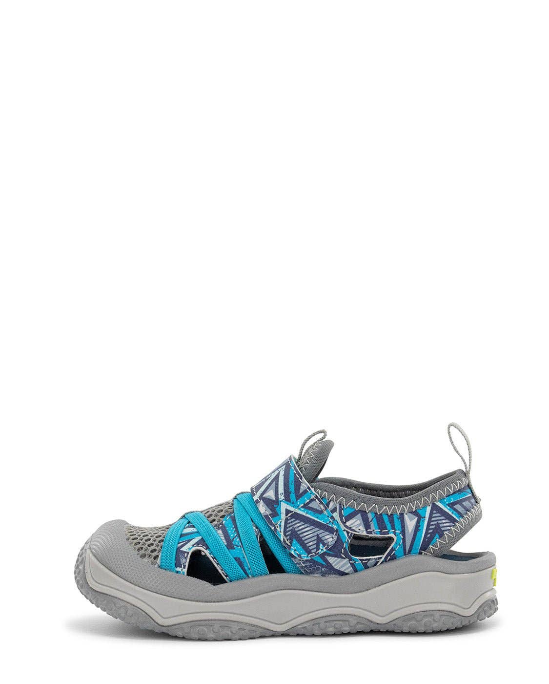 Western Chief Kids Shore Runner Sandal - Gray: Gray / 2 Little Kid