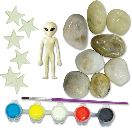 Space Rock Painting Glow-in-the-Dark Kit