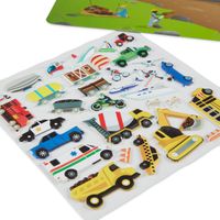 Melissa & Doug Puffy Sticker Play Set - Vehicles