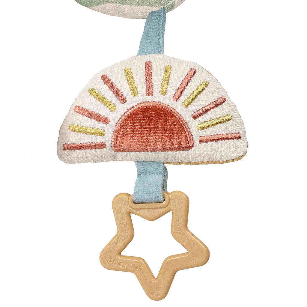Itzy Ritzy - Bitzy Spiral Car Seat Activity Toy: High Contrast