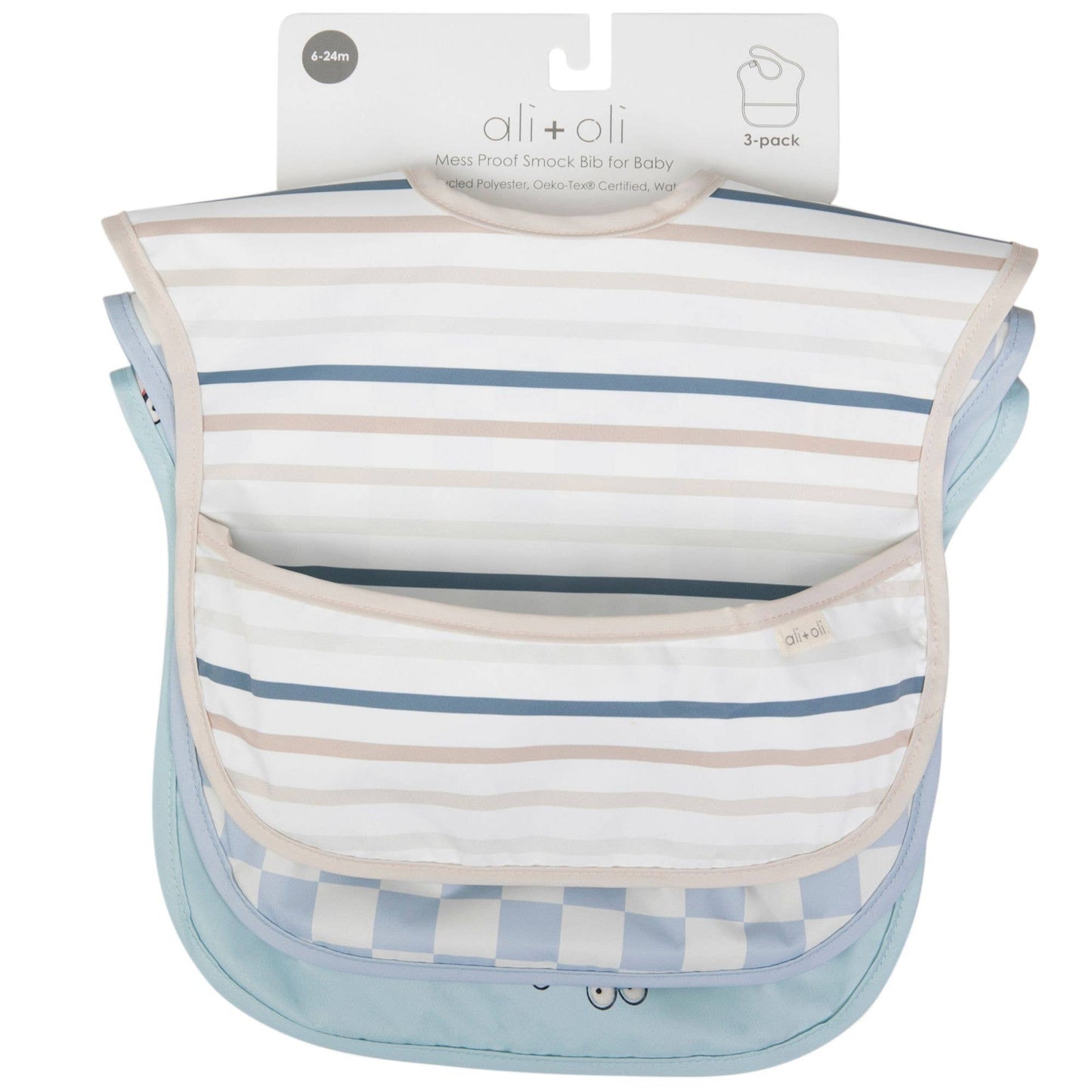 Ali & Oli Sleeveless (3-pc) Bib Set for Baby & Toddler (Boys)