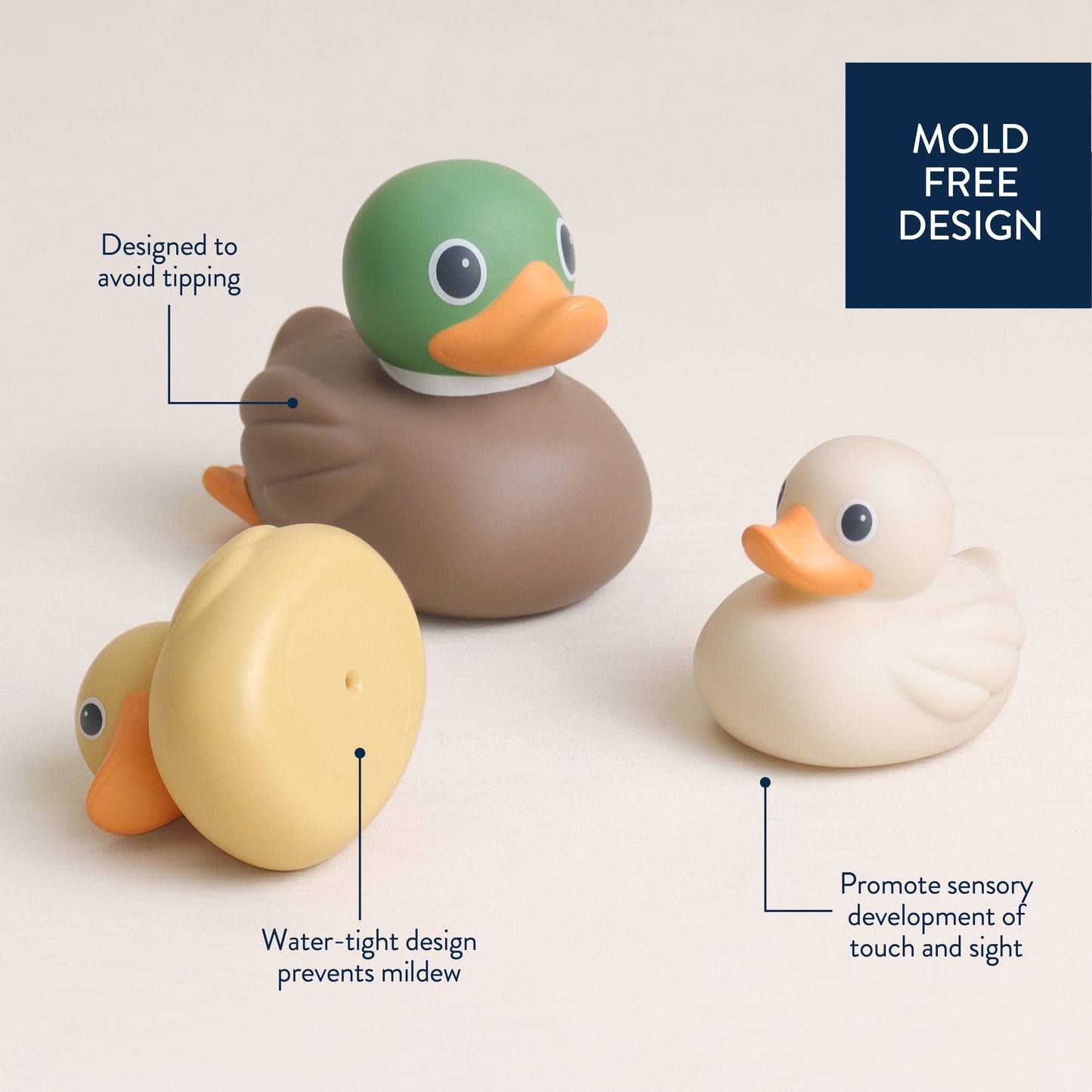 *NEW OPTION* Itzy Ducky Family™ - Bath + Water Table Toys: Mallard