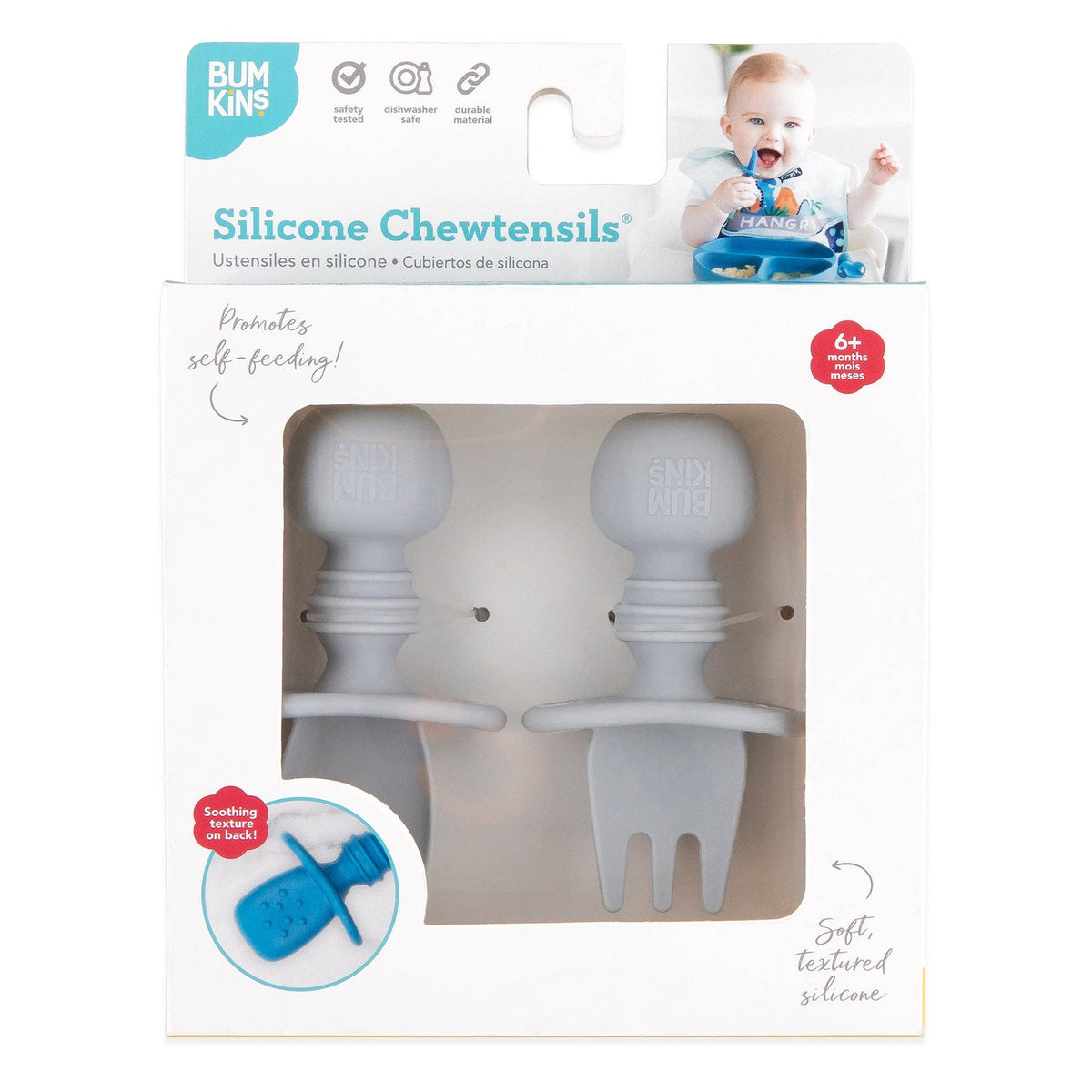 Silicone Chewtensils®: Gray