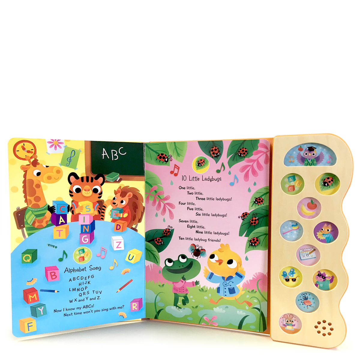 ABC and 123 Learning Songs Sound Book