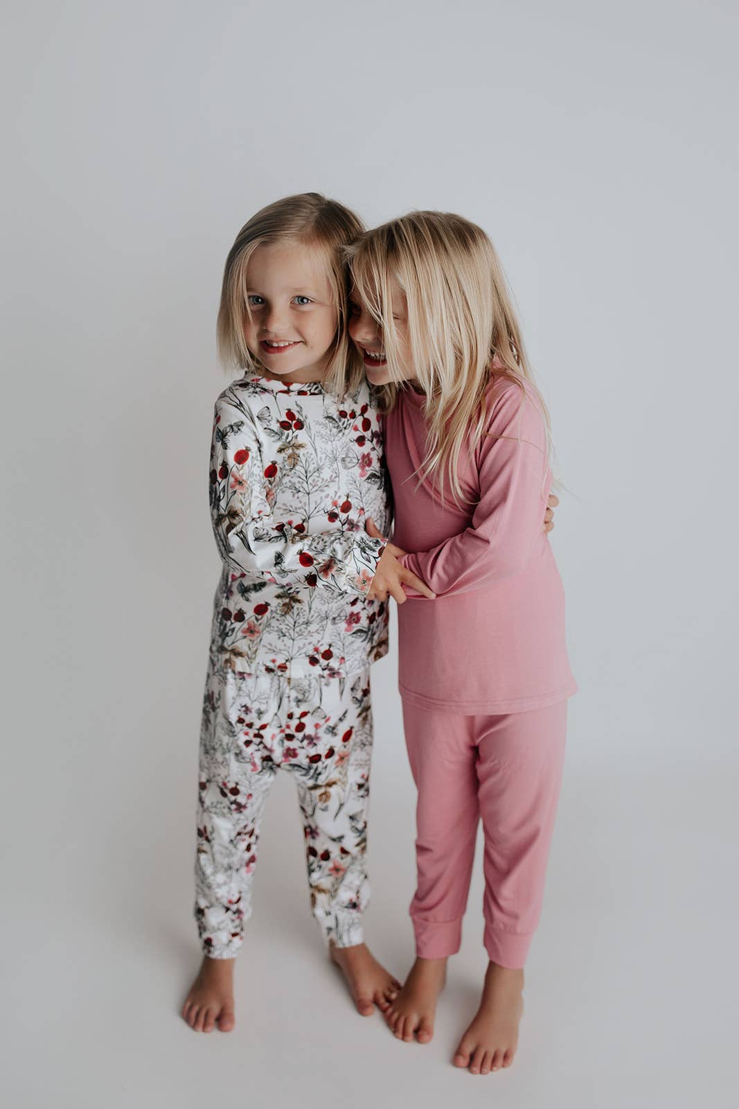 Three Little Tots -Floral Jammies Kids Pjs and Lougewear: 6-12 Months