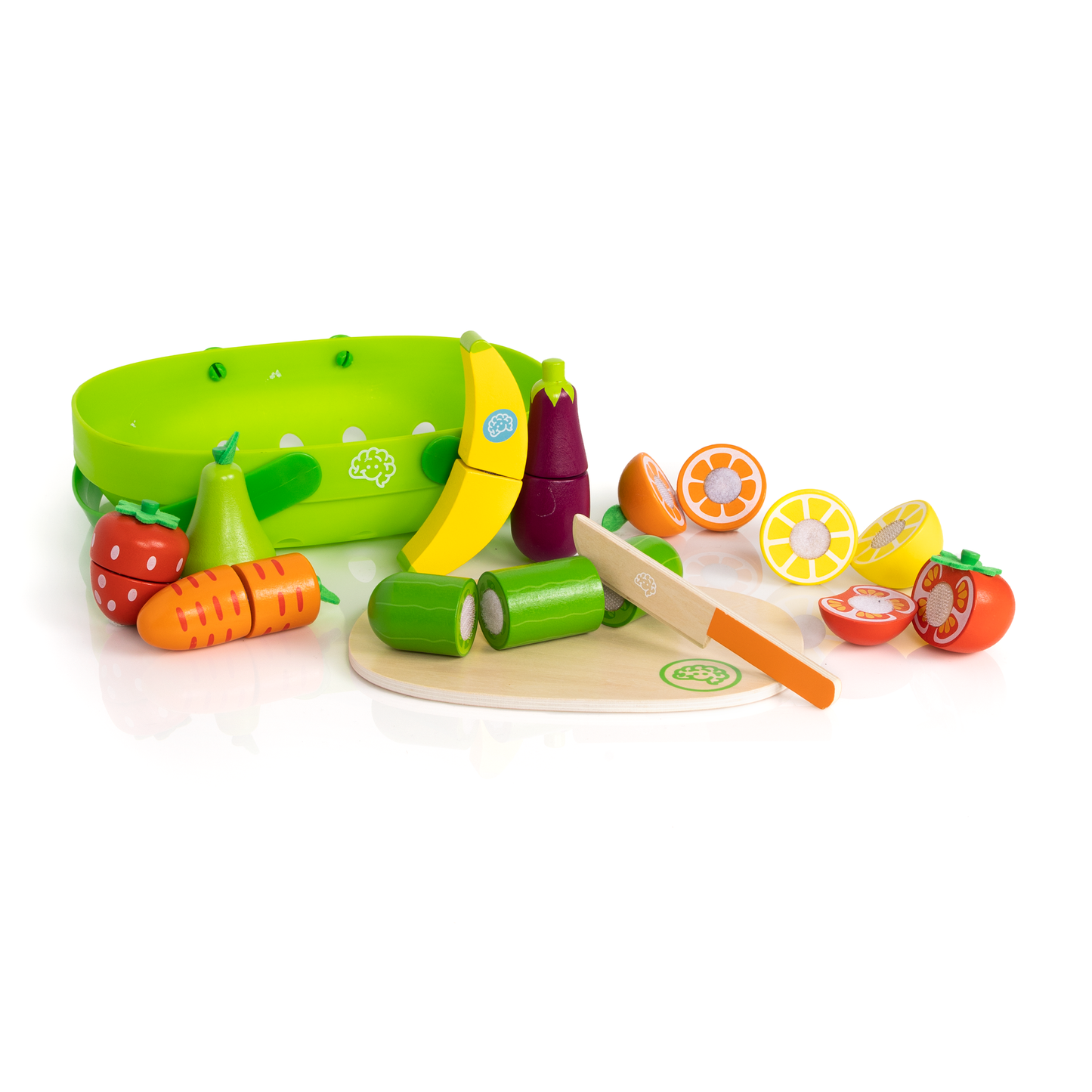 Fat Brain Pretendables Fruit & Veggie Basket