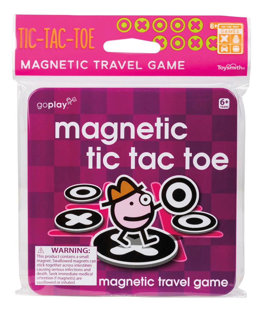 Goplay Magnetic Tic Tac Toe Travel Game