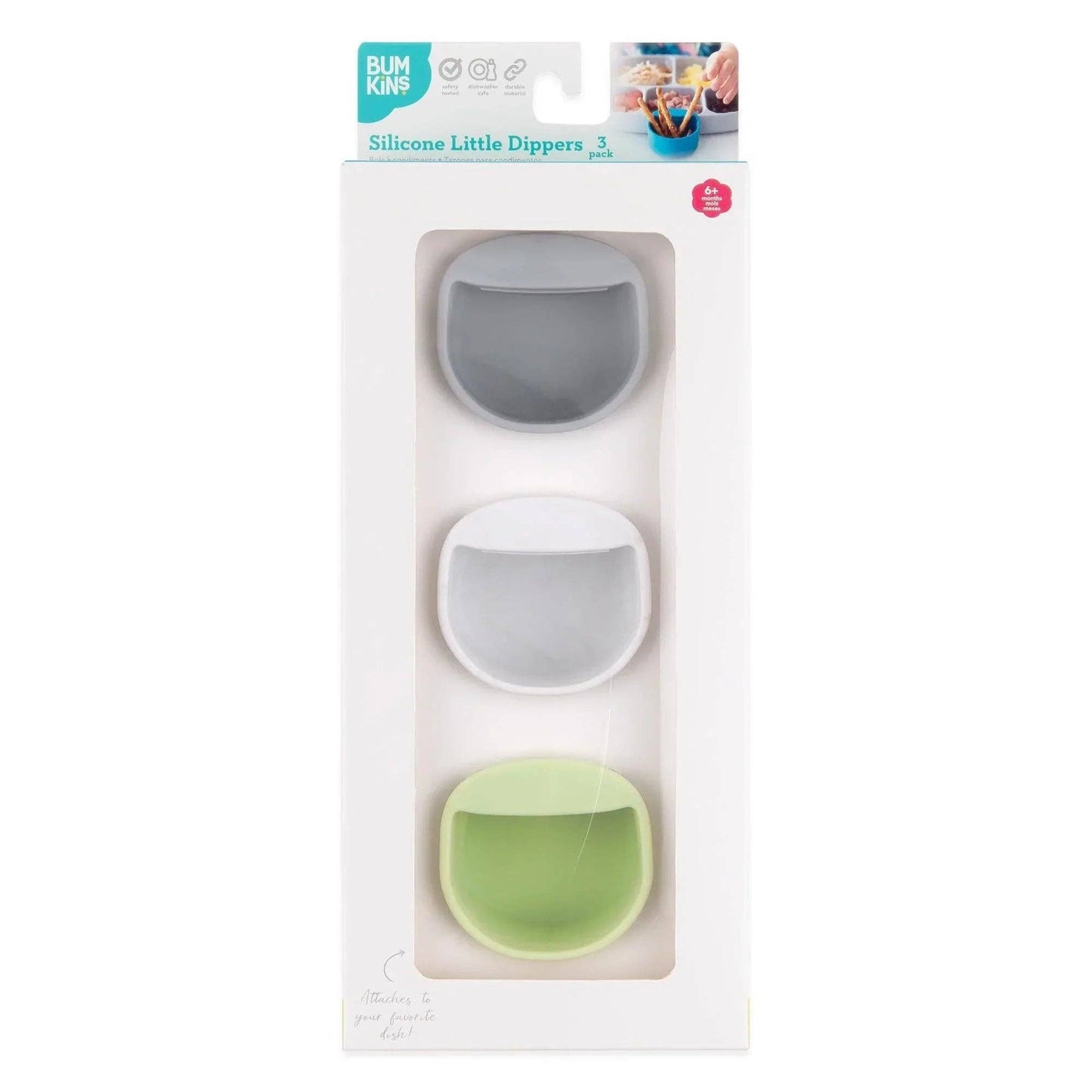 Silicone Little Dipper Round 3-Pack: Taffy
