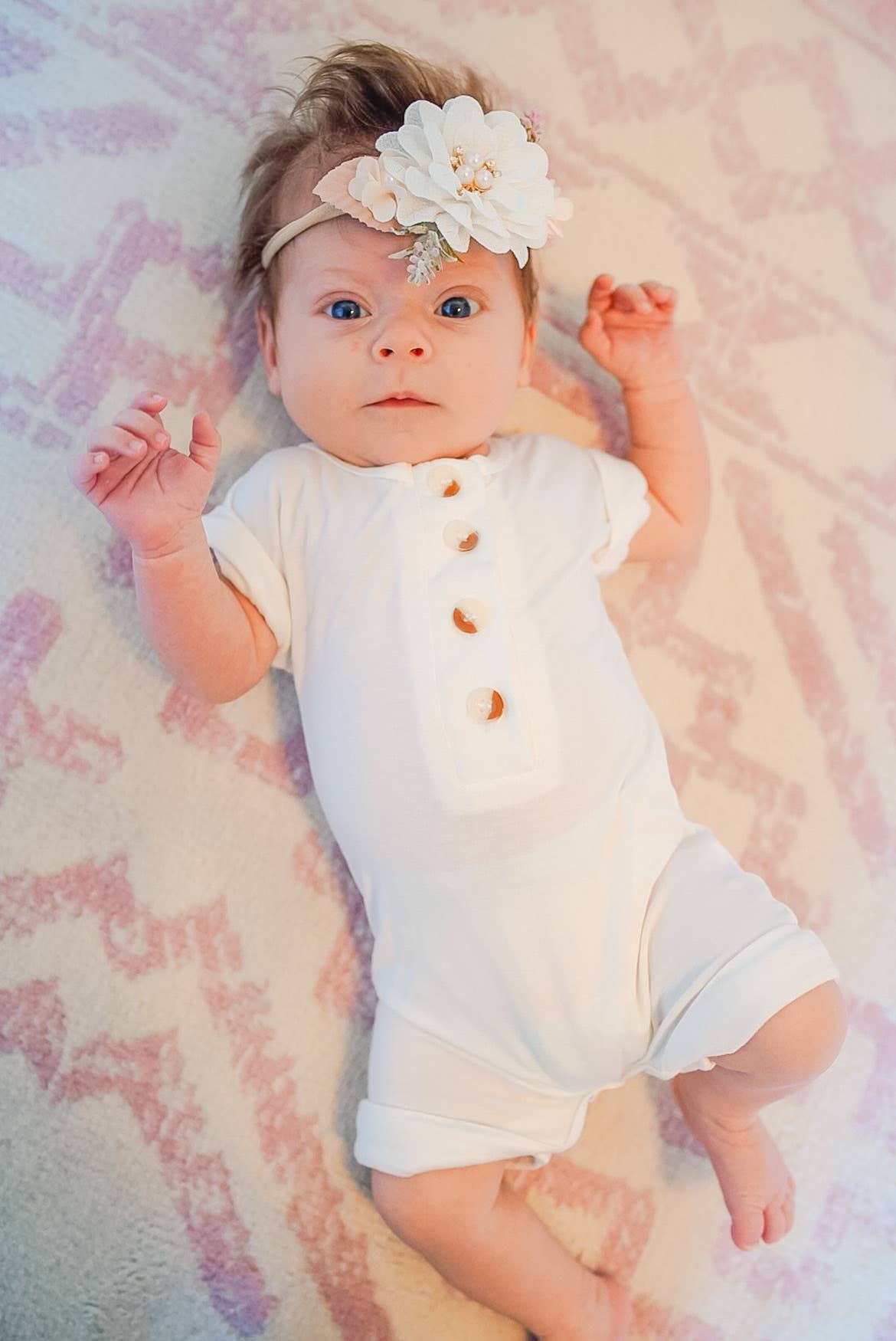 Baby Rompers - Baby Clothing Multiple Colors (Newborn-12 M): White / 3-6 months