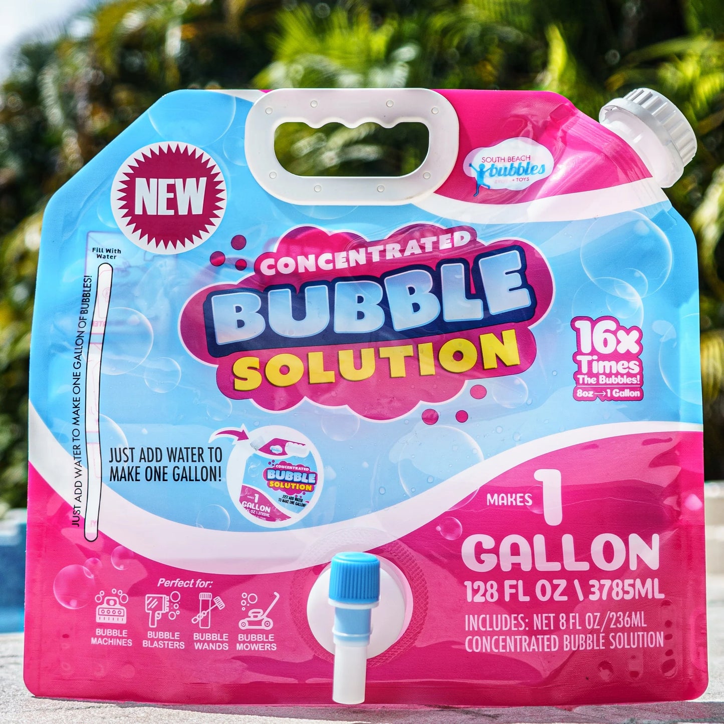 Concentrated Bubble Solution Spouted reill pouch