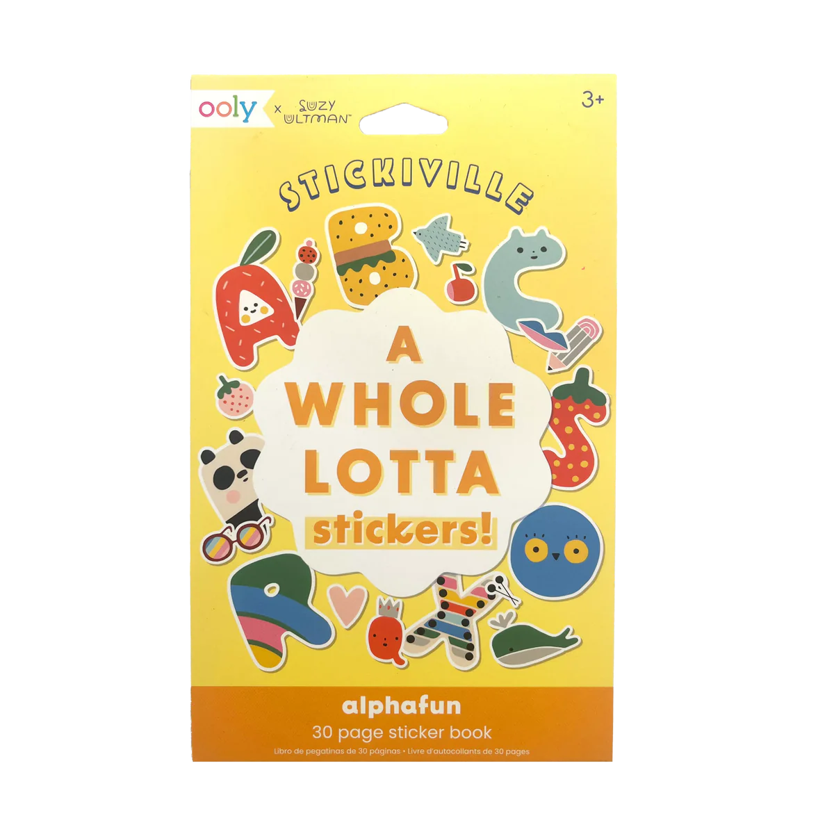 Ooly Stickiville ALPHA FUN 30 sticker sheets!! Over 350 stickers!