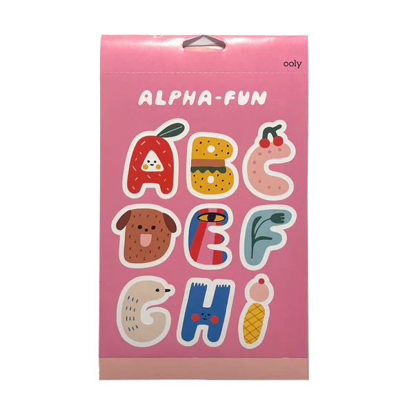 Ooly Stickiville ALPHA FUN 30 sticker sheets!! Over 350 stickers!