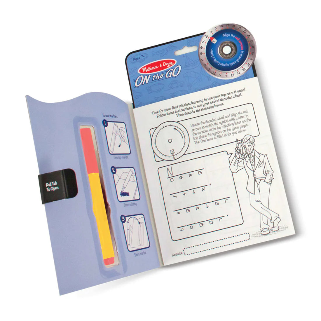 Melissa & Doug Secret Decoder book