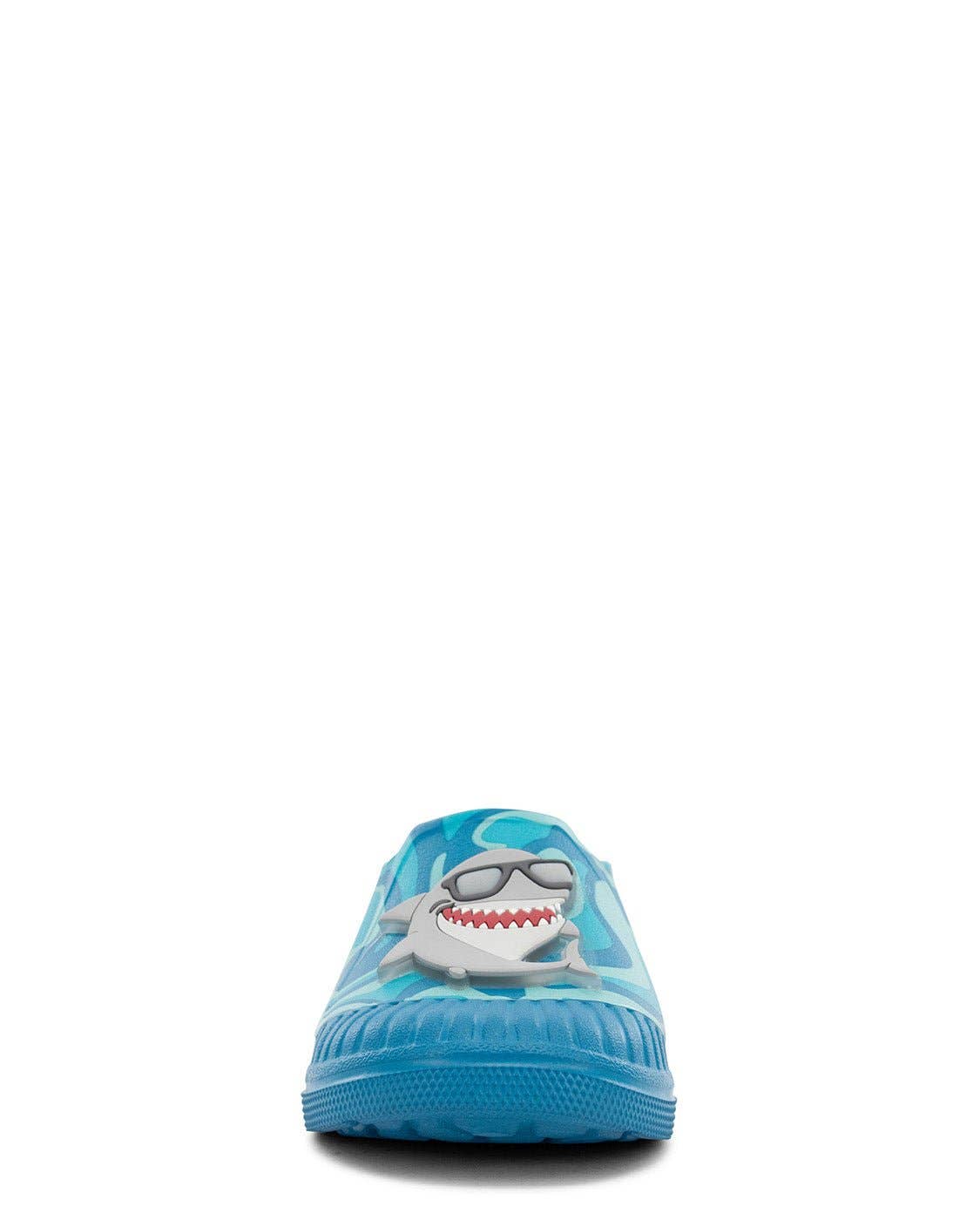 Western Chief Kids Parker Shark Slip On - Blue: Blue / 2 Little Kid