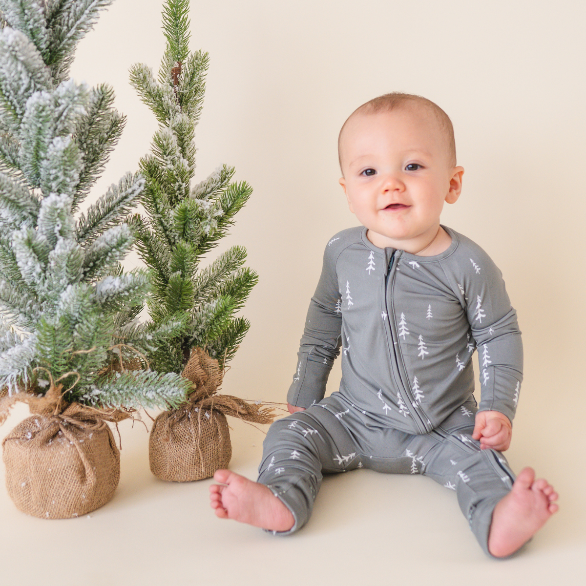 Bamboo 2-Way Convertible Zip Romper - Forest (0-24m): 0-3m