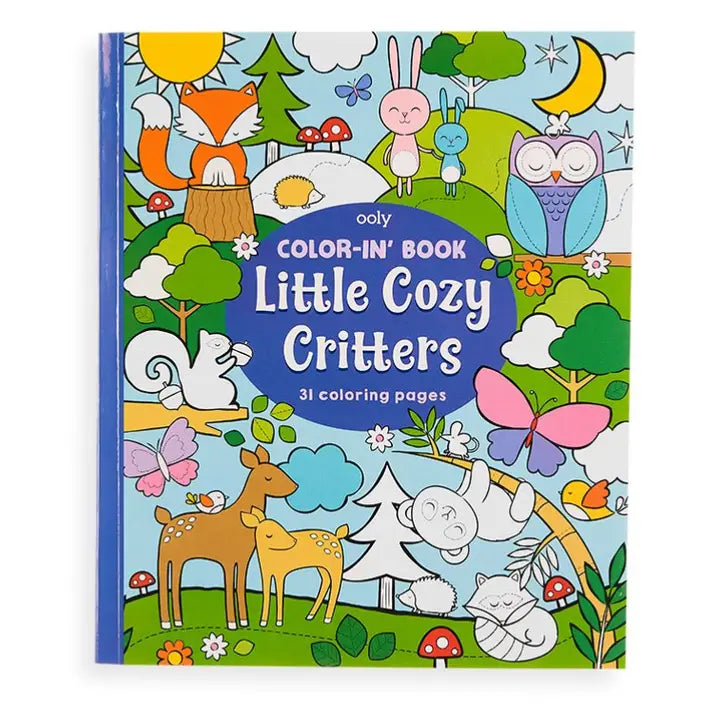 Ooly Color-in' Book: Little Cozy Critters