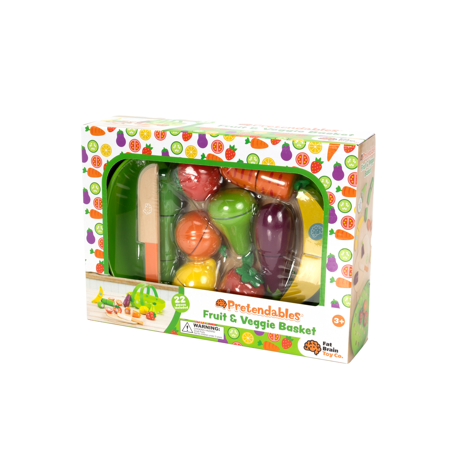 Fat Brain Pretendables Fruit & Veggie Basket