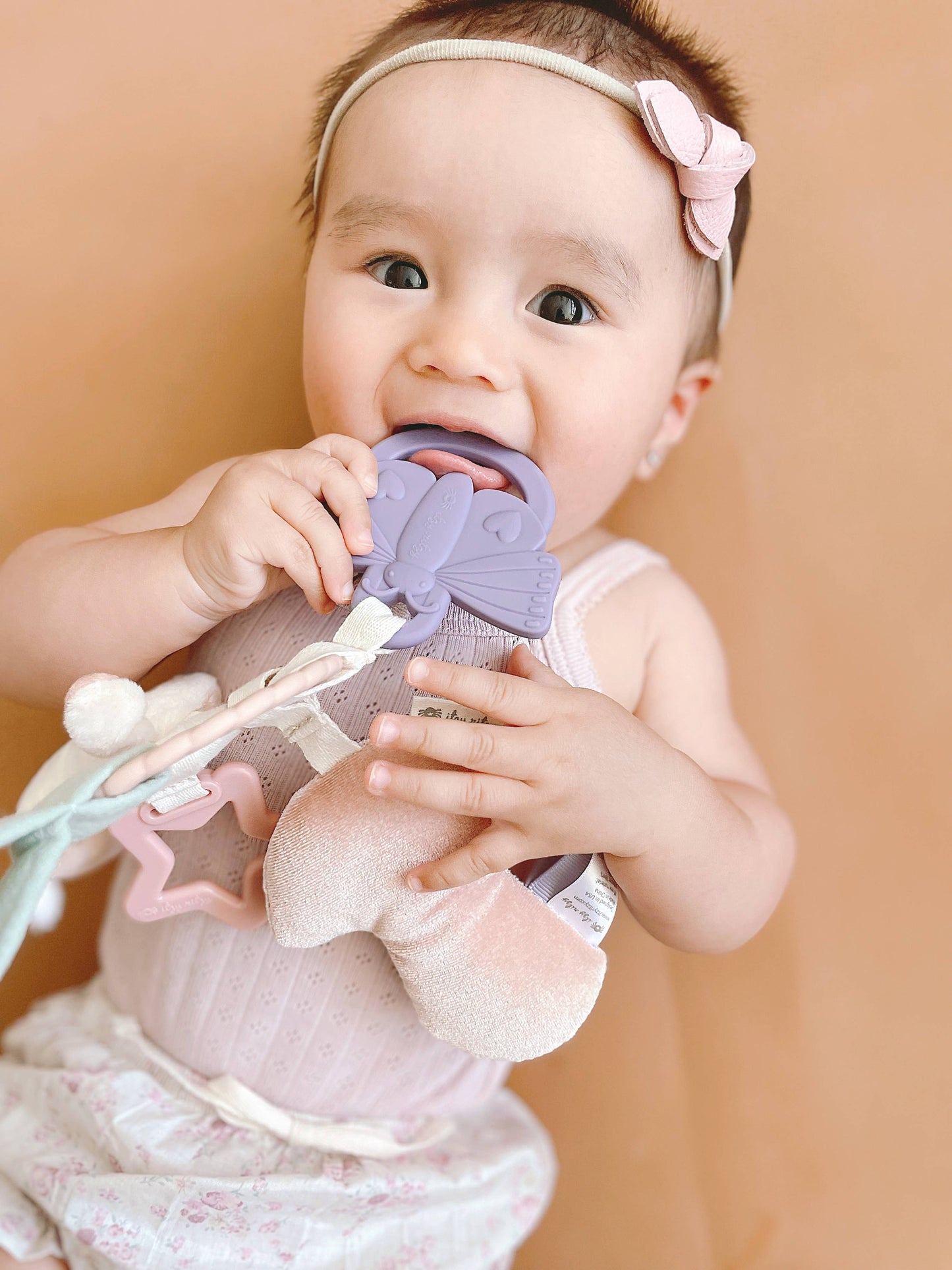 *NEW OPTION* Bitzy Busy Ring™ Teething Activity Toy: Veggie