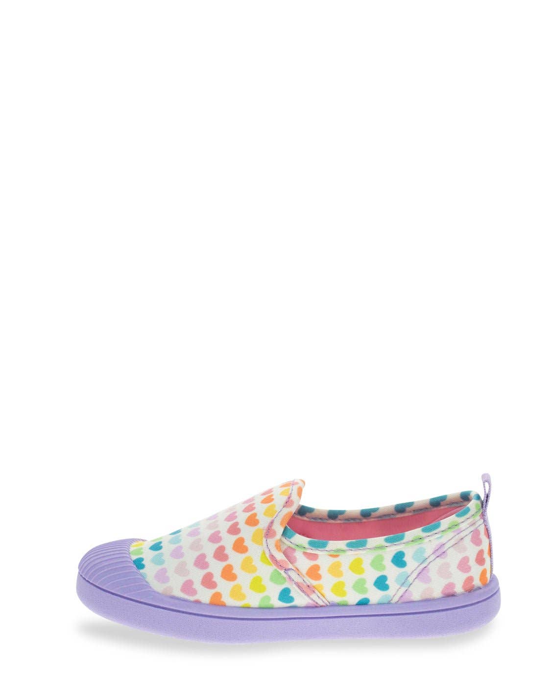 Western Chief Kids Puddle Hearts Slip On - Cream: Cream / 4 Youth